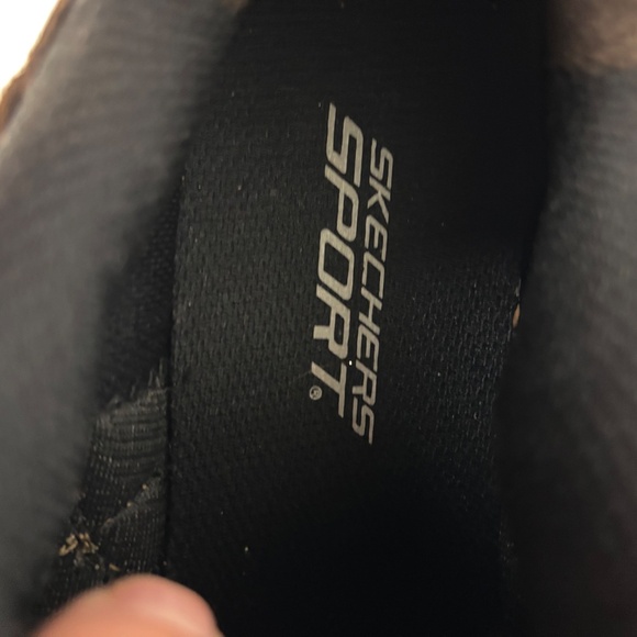 Sketchers Sport Men's Size 8.5 Sneaker Brown/Black Leather NWOT - Picture 9 of 11